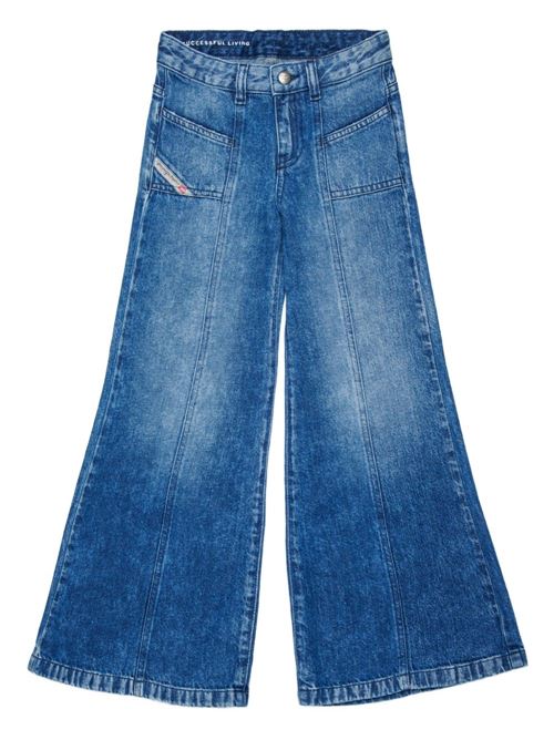 Jeans bambina Diesel denim blu used DIESEL KIDS | J02343KXBSVK01